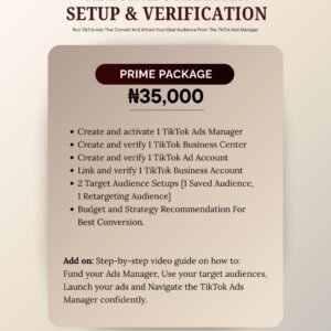 TikTok Ads Manager [Prime]